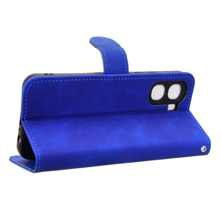 For OPPO A6x 5G Skin Feel Magnetic Flip Leather Phone Case