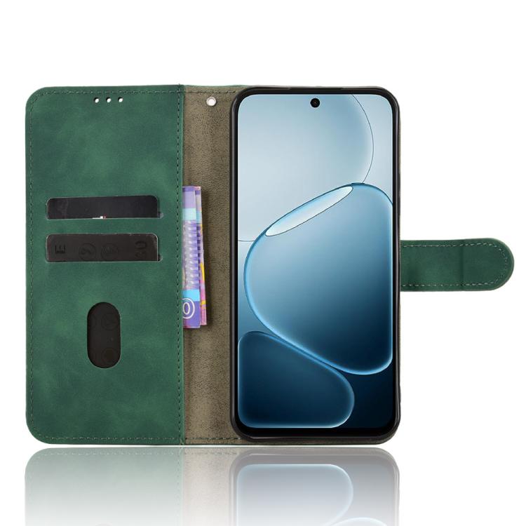 For OPPO A6x 5G Skin Feel Magnetic Flip Leather Phone Case
