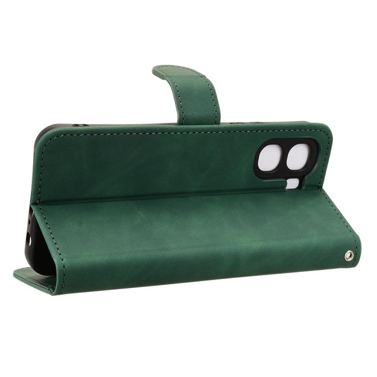 For OPPO A6x 5G Skin Feel Magnetic Flip Leather Phone Case