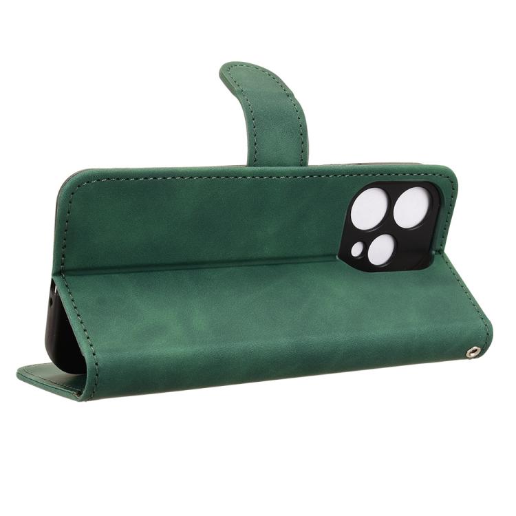 For OPPO Reno15 5G Global Skin Feel Magnetic Flip Leather Phone Case