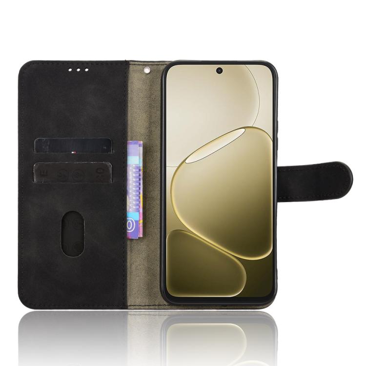 For OPPO A6s 5G / A6 5G Skin Feel Magnetic Flip Leather Phone Case
