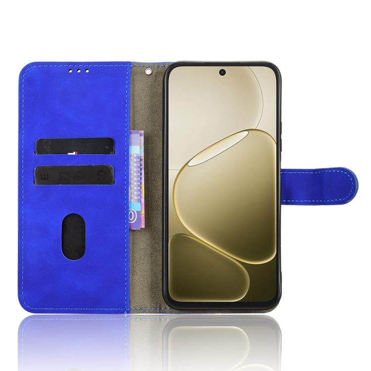 For OPPO A6s 5G / A6 5G Skin Feel Magnetic Flip Leather Phone Case