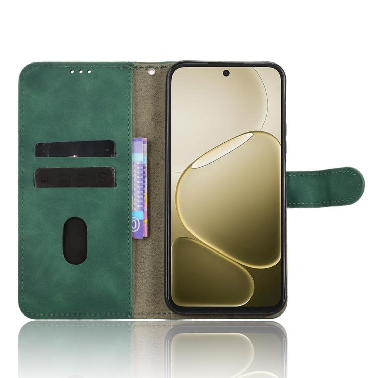 For OPPO A6s 5G / A6 5G Skin Feel Magnetic Flip Leather Phone Case