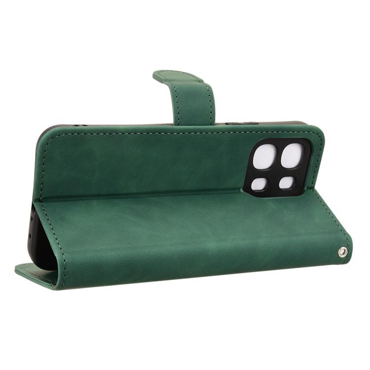 For OPPO A6s 5G / A6 5G Skin Feel Magnetic Flip Leather Phone Case