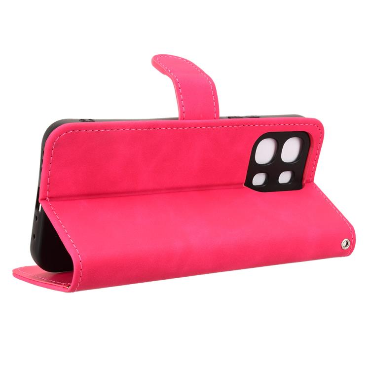 For OPPO A6s 5G / A6 5G Skin Feel Magnetic Flip Leather Phone Case