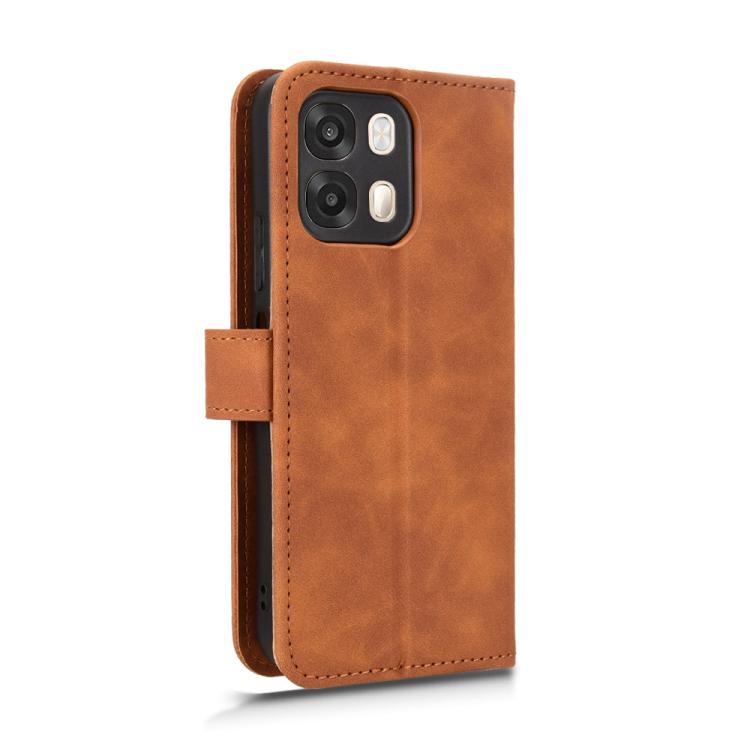 For OPPO A6s 5G / A6 5G Skin Feel Magnetic Flip Leather Phone Case