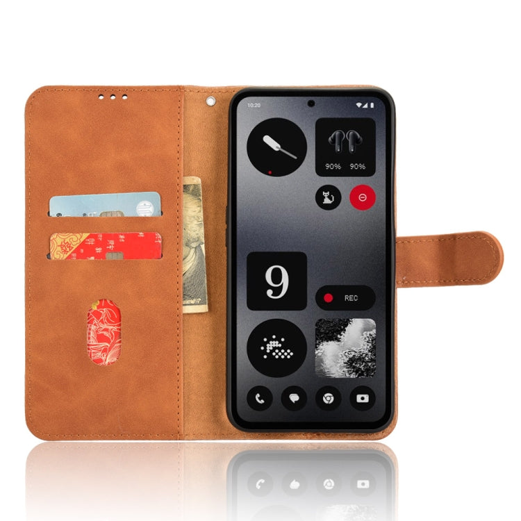 For Nothing CMF Phone 1 Skin Feel Magnetic Flip Leather Phone Case
