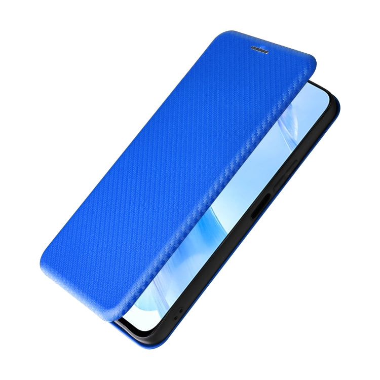For Honor 90 Lite / X50i Carbon Fiber Texture Flip Leather Phone Case