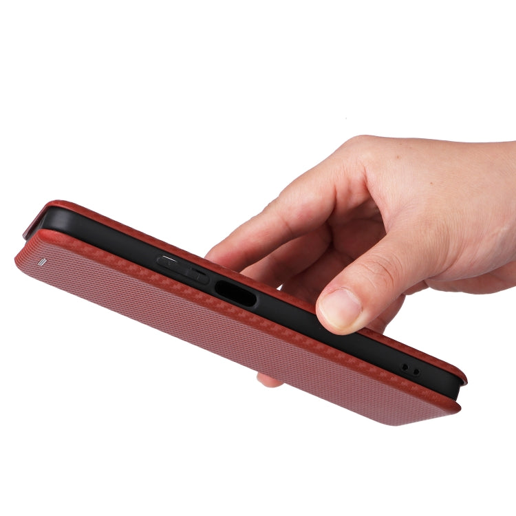 For Honor 90 Lite / X50i Carbon Fiber Texture Flip Leather Phone Case