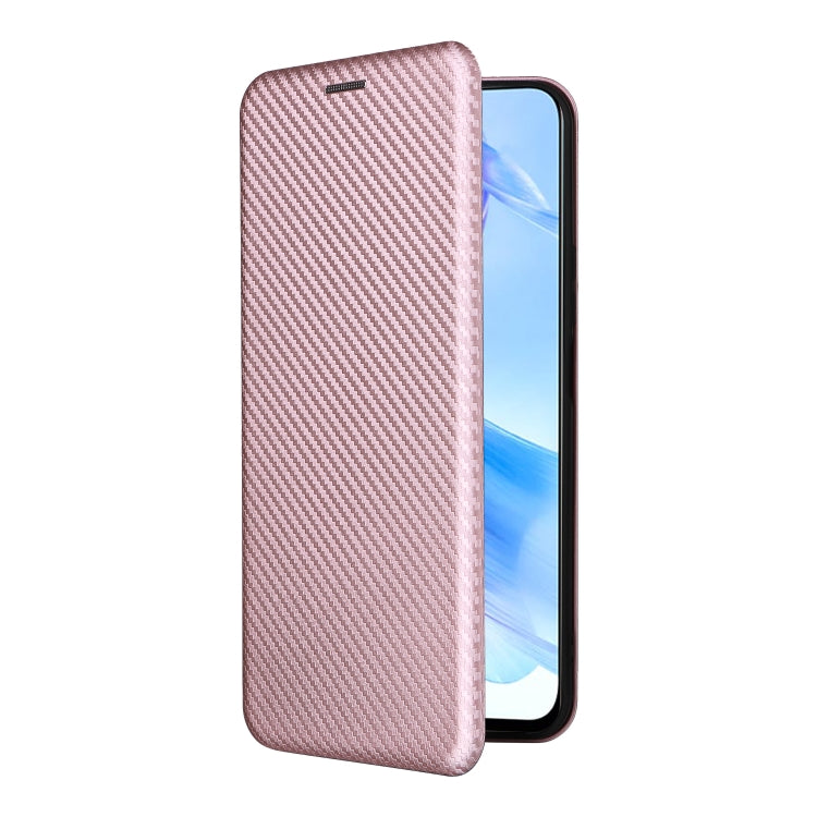 For Honor 90 Lite / X50i Carbon Fiber Texture Flip Leather Phone Case