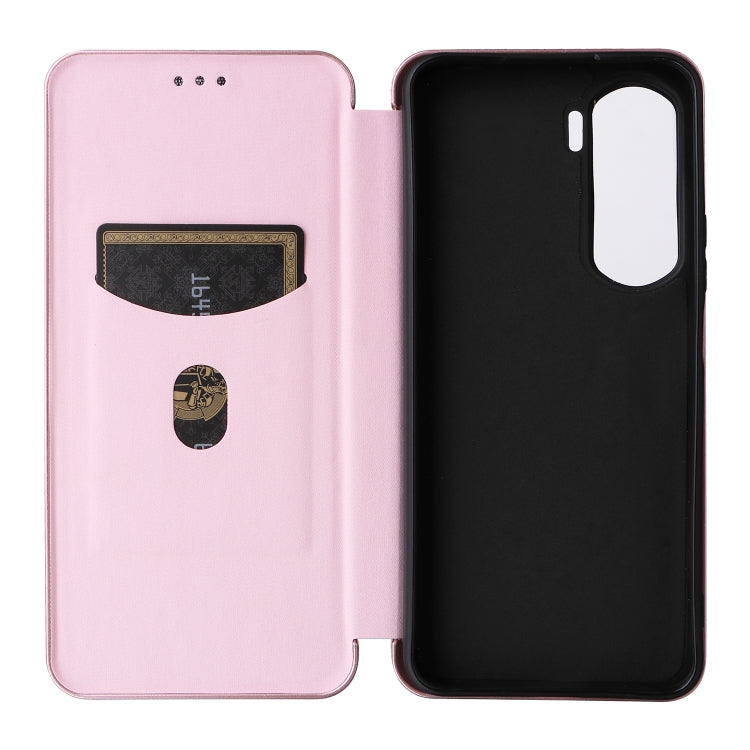 For Honor 90 Lite / X50i Carbon Fiber Texture Flip Leather Phone Case