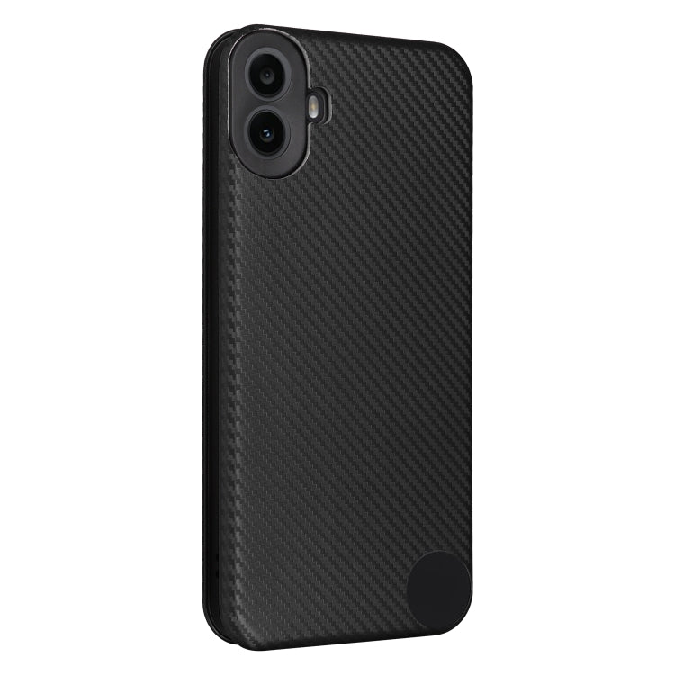 For Nothing CMF Phone 1 Carbon Fiber Texture Flip Leather Phone Case