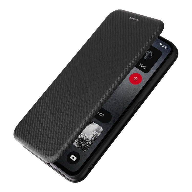 For Nothing CMF Phone 1 Carbon Fiber Texture Flip Leather Phone Case