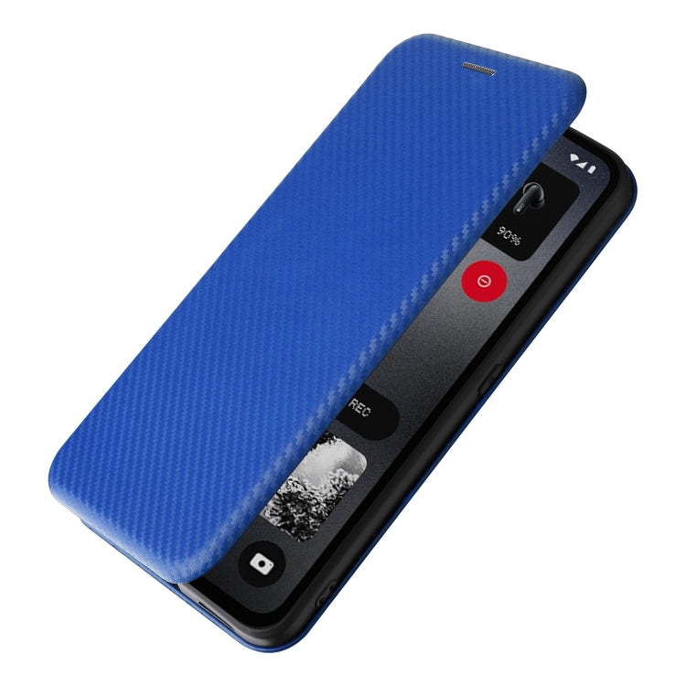 For Nothing CMF Phone 1 Carbon Fiber Texture Flip Leather Phone Case