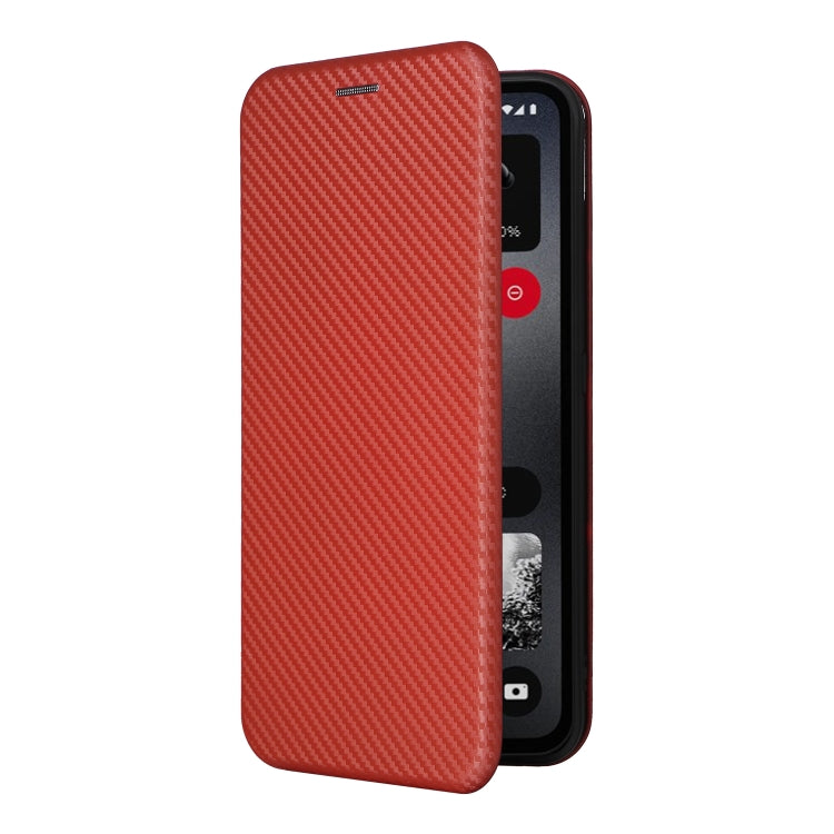 For Nothing CMF Phone 1 Carbon Fiber Texture Flip Leather Phone Case