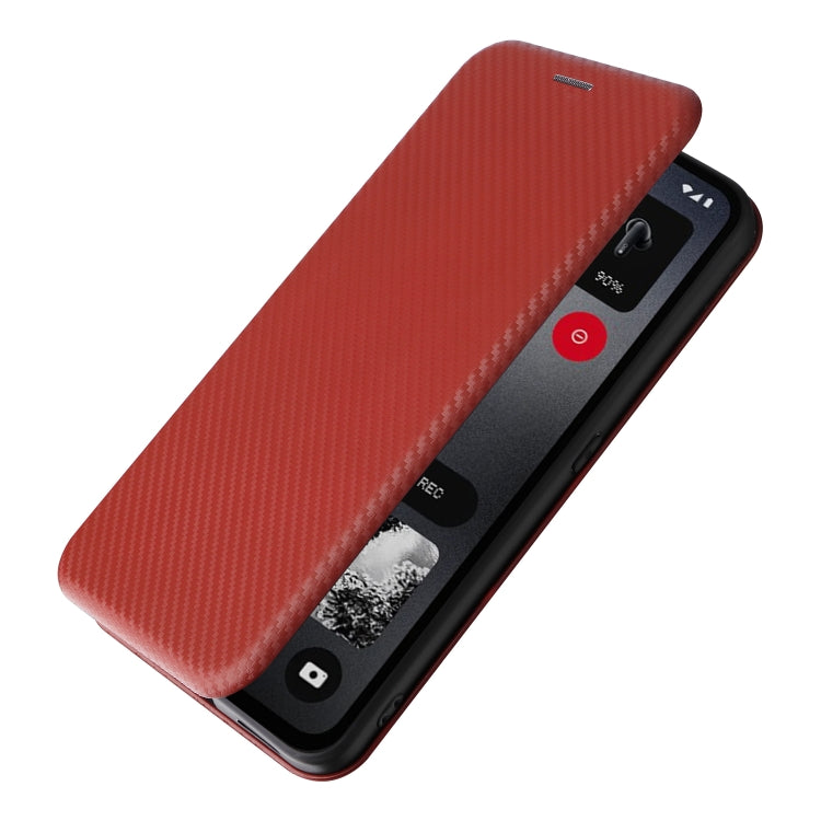 For Nothing CMF Phone 1 Carbon Fiber Texture Flip Leather Phone Case