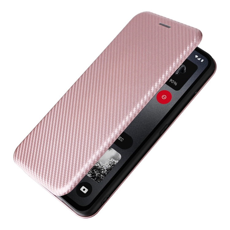 For Nothing CMF Phone 1 Carbon Fiber Texture Flip Leather Phone Case