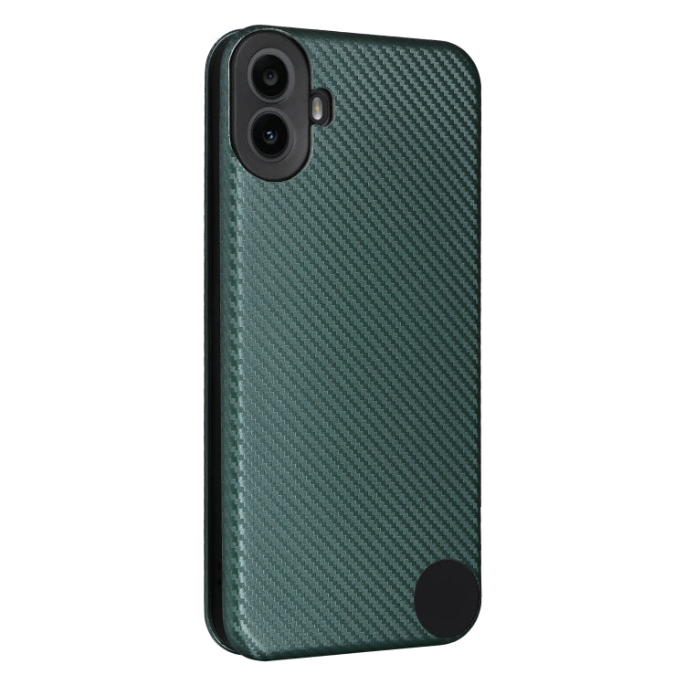 For Nothing CMF Phone 1 Carbon Fiber Texture Flip Leather Phone Case