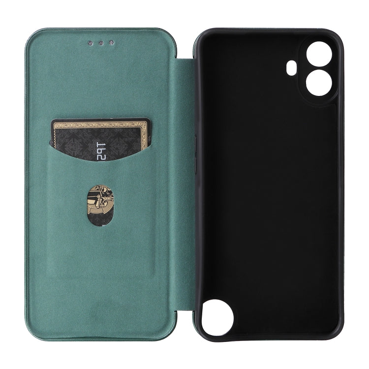 For Nothing CMF Phone 1 Carbon Fiber Texture Flip Leather Phone Case