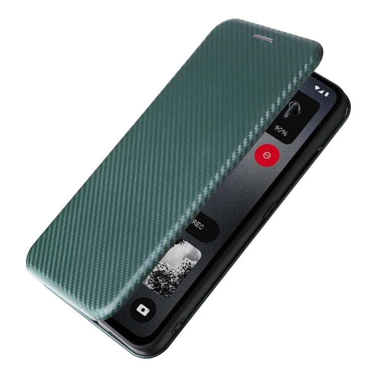 For Nothing CMF Phone 1 Carbon Fiber Texture Flip Leather Phone Case