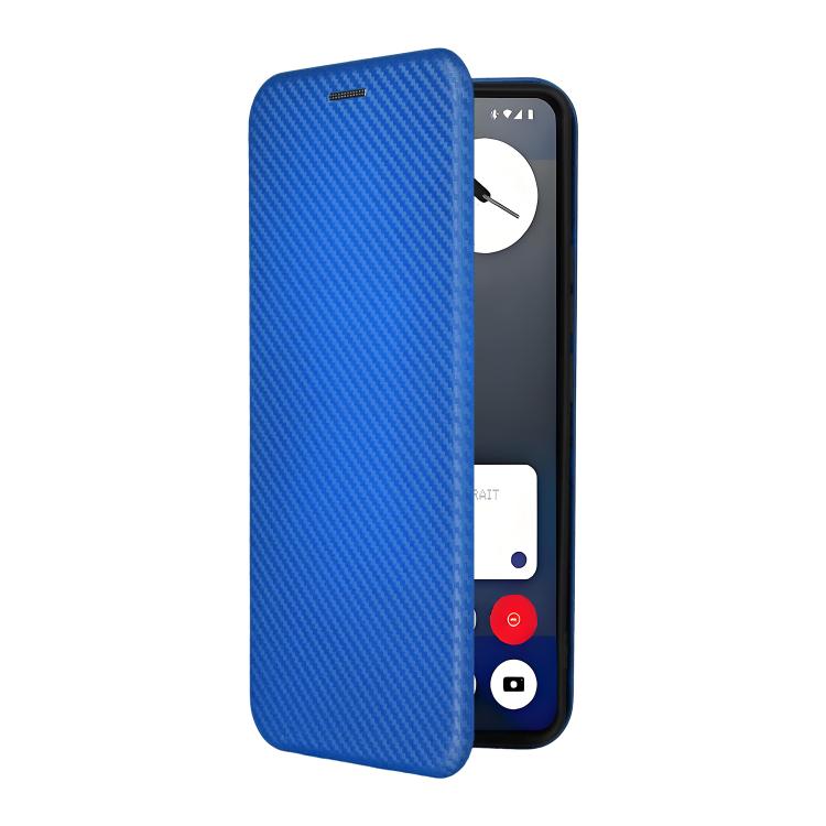 For Nothing Phone 3a Pro Carbon Fiber Texture Flip Leather Phone Case