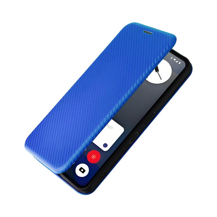 For Nothing Phone 3a Pro Carbon Fiber Texture Flip Leather Phone Case