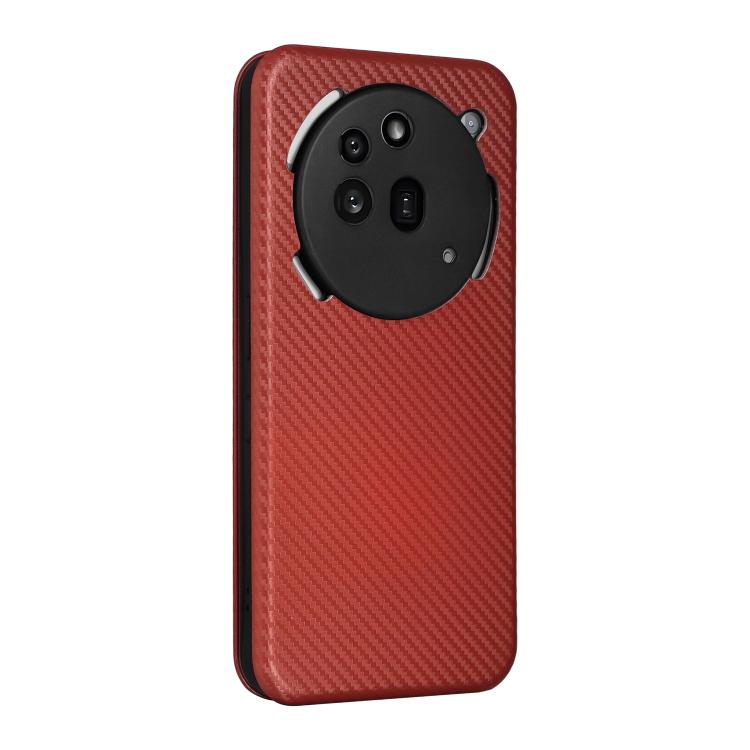 For Nothing Phone 3a Pro Carbon Fiber Texture Flip Leather Phone Case
