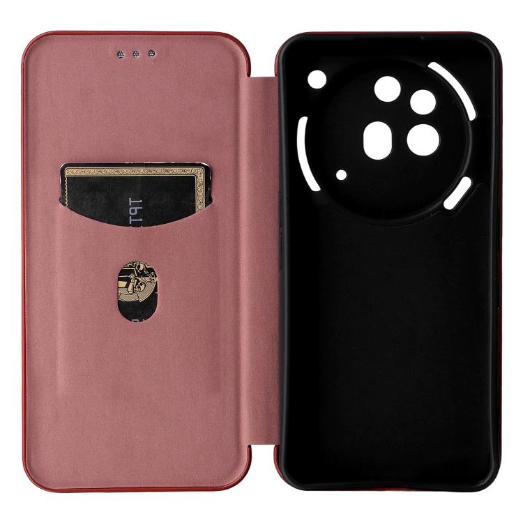 For Nothing Phone 3a Pro Carbon Fiber Texture Flip Leather Phone Case