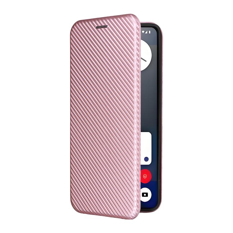 For Nothing Phone 3a Pro Carbon Fiber Texture Flip Leather Phone Case