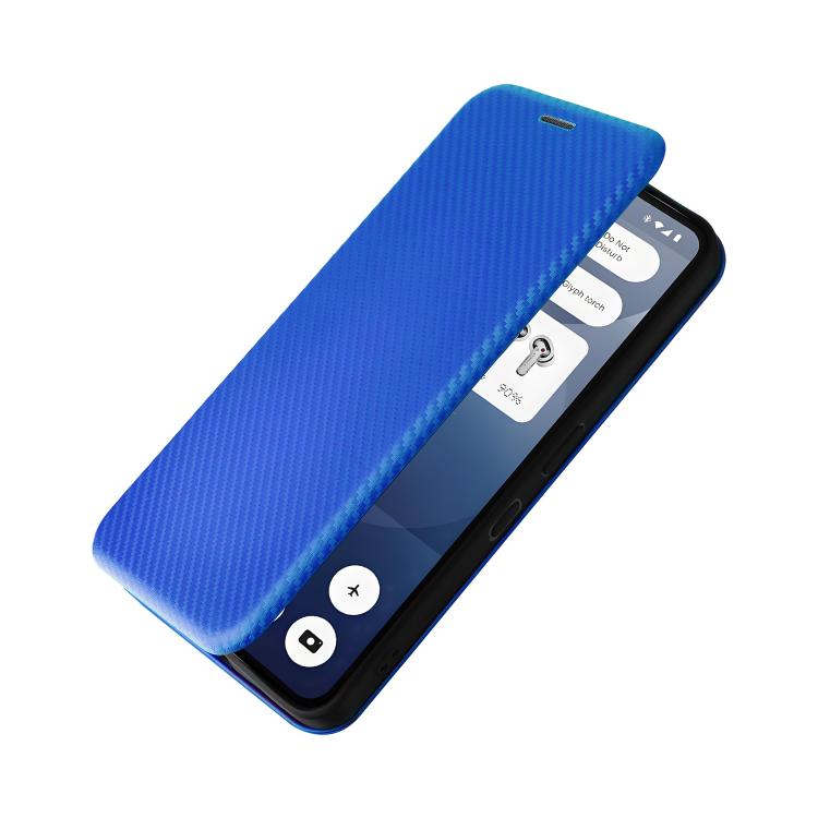 For Nothing Phone 3a Carbon Fiber Texture Flip Leather Phone Case