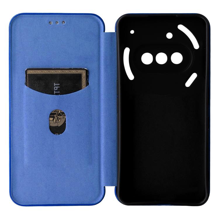 For Nothing Phone 3a Carbon Fiber Texture Flip Leather Phone Case