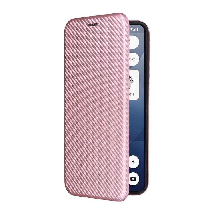 For Nothing Phone 3a Carbon Fiber Texture Flip Leather Phone Case