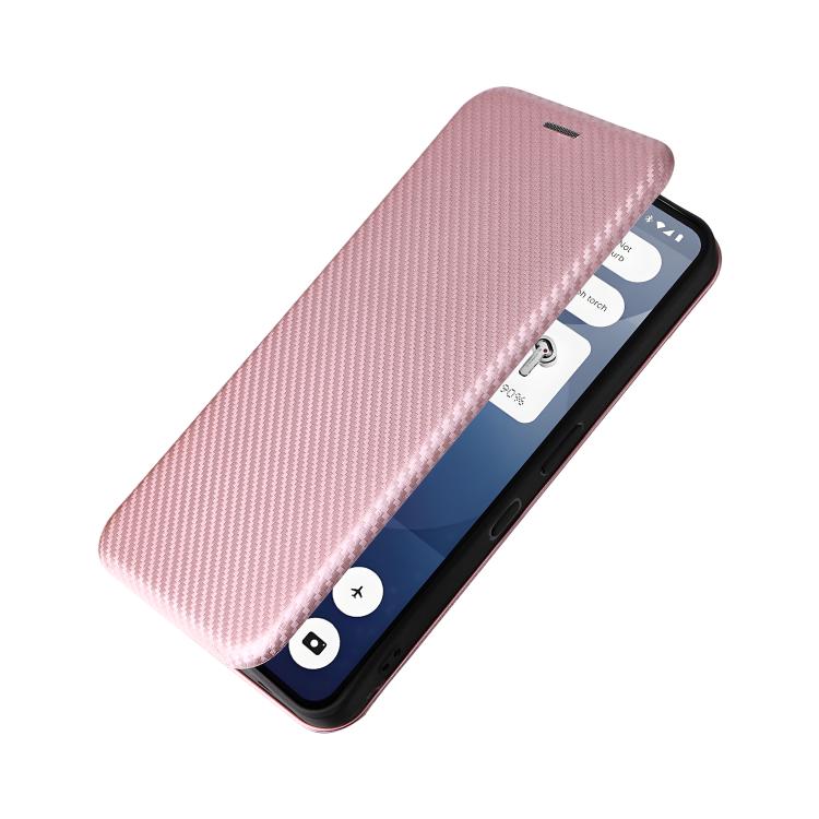 For Nothing Phone 3a Carbon Fiber Texture Flip Leather Phone Case