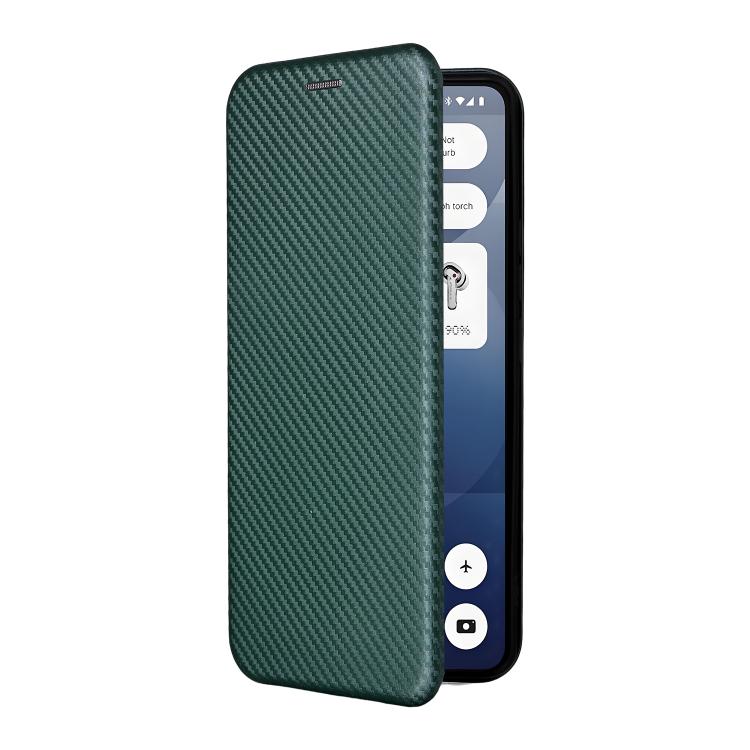 For Nothing Phone 3a Carbon Fiber Texture Flip Leather Phone Case
