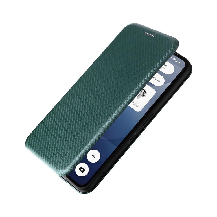 For Nothing Phone 3a Carbon Fiber Texture Flip Leather Phone Case