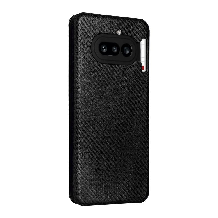 For Nothing Phone 4a Carbon Fiber Texture Flip Leather Phone Case