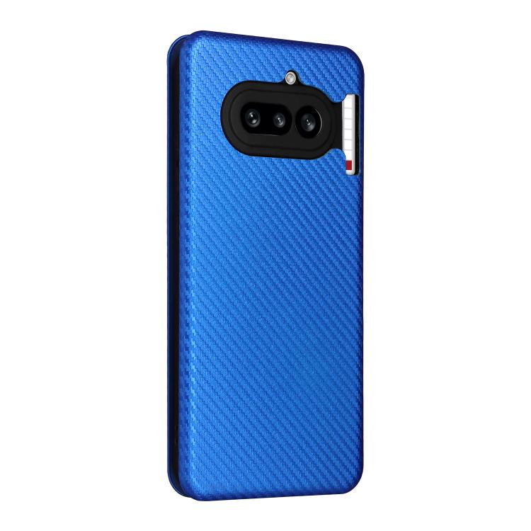 For Nothing Phone 4a Carbon Fiber Texture Flip Leather Phone Case