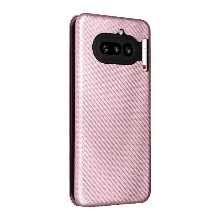 For Nothing Phone 4a Carbon Fiber Texture Flip Leather Phone Case