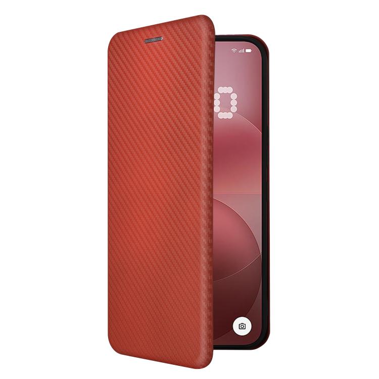 For Nothing Phone 4a Pro Carbon Fiber Texture Flip Leather Phone Case