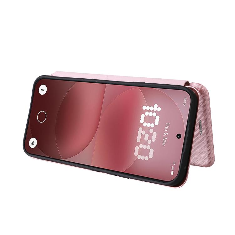 For Nothing Phone 4a Pro Carbon Fiber Texture Flip Leather Phone Case