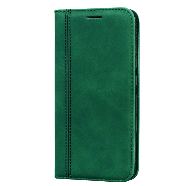For Xiaomi Redmi 6A Frosted Business Magnetic Horizontal Flip PU Leather Case with Holder & Card Slot & Lanyard
