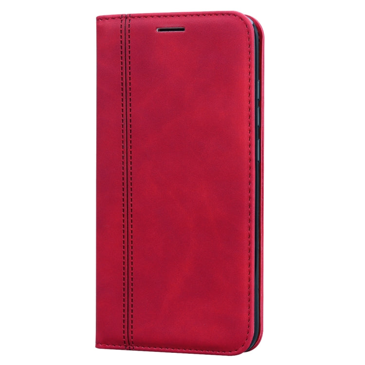 For Xiaomi Redmi 8 Frosted Business Magnetic Horizontal Flip PU Leather Case with Holder & Card Slot & Lanyard