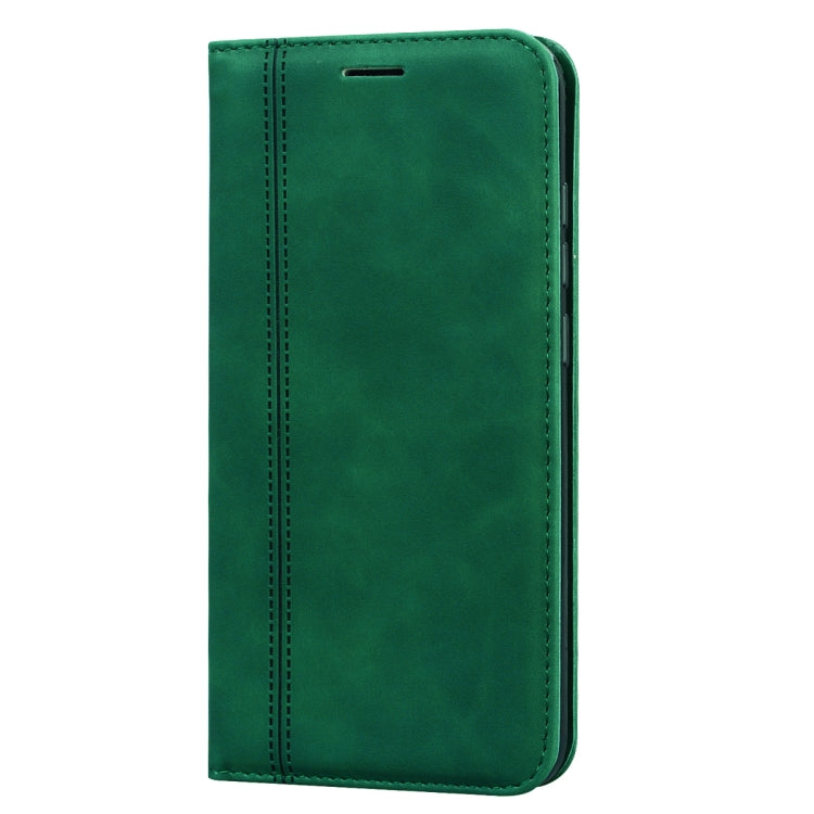 For Xiaomi Redmi 8 Frosted Business Magnetic Horizontal Flip PU Leather Case with Holder & Card Slot & Lanyard