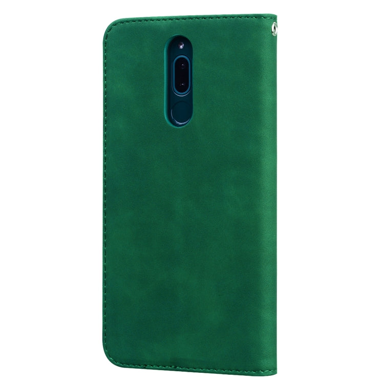 For Xiaomi Redmi 8 Frosted Business Magnetic Horizontal Flip PU Leather Case with Holder & Card Slot & Lanyard