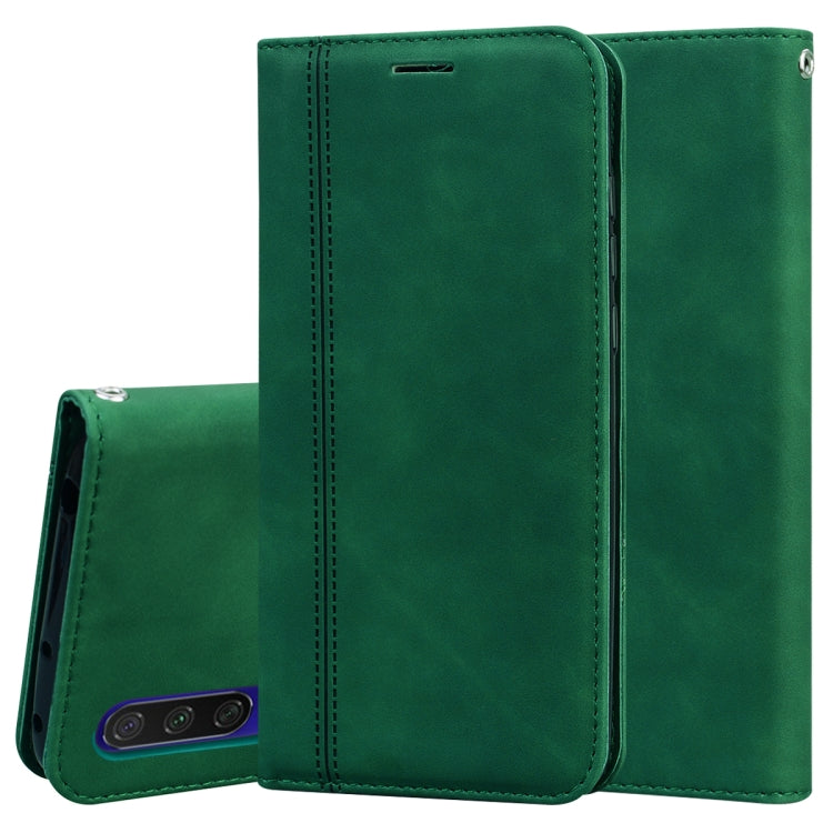 For Xiaomi Mi CC9e Frosted Business Magnetic Horizontal Flip PU Leather Case with Holder & Card Slot & Lanyard