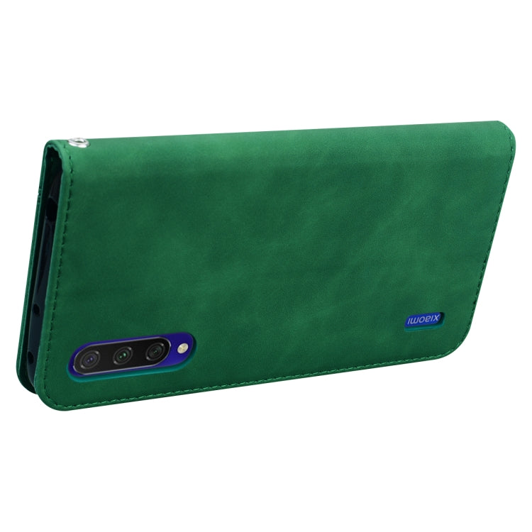 For Xiaomi Mi CC9e Frosted Business Magnetic Horizontal Flip PU Leather Case with Holder & Card Slot & Lanyard