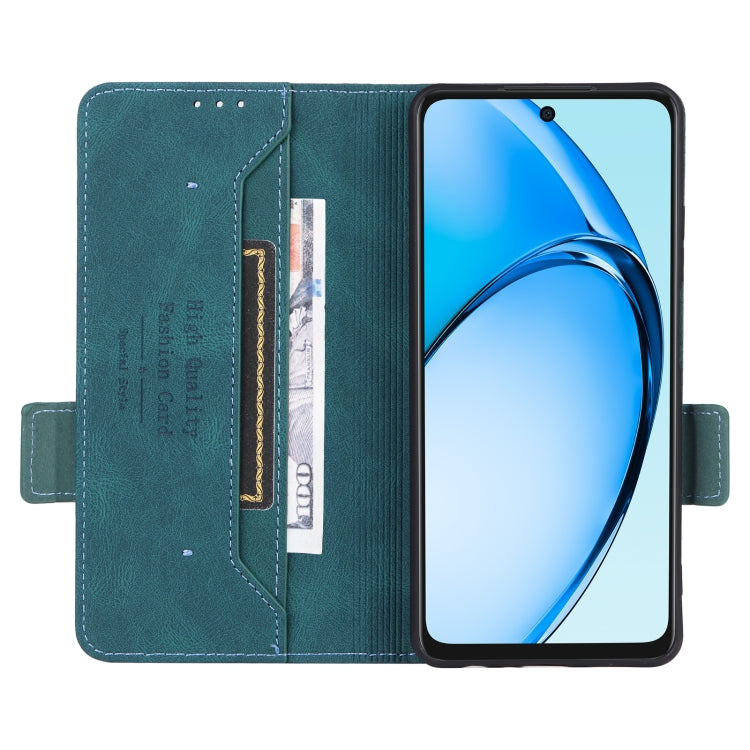For OPPO A60 Magnetic Clasp Leather Phone Case