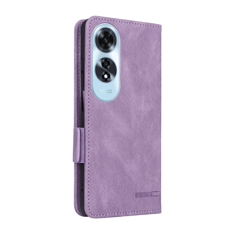 For OPPO A60 Magnetic Clasp Leather Phone Case