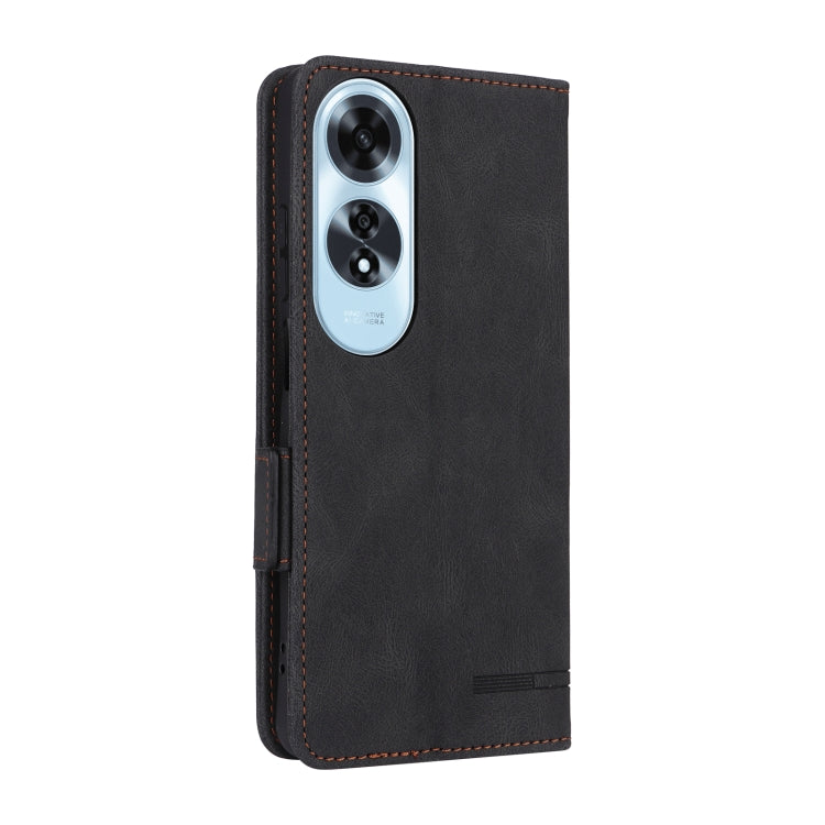 For OPPO A60 Magnetic Clasp Leather Phone Case