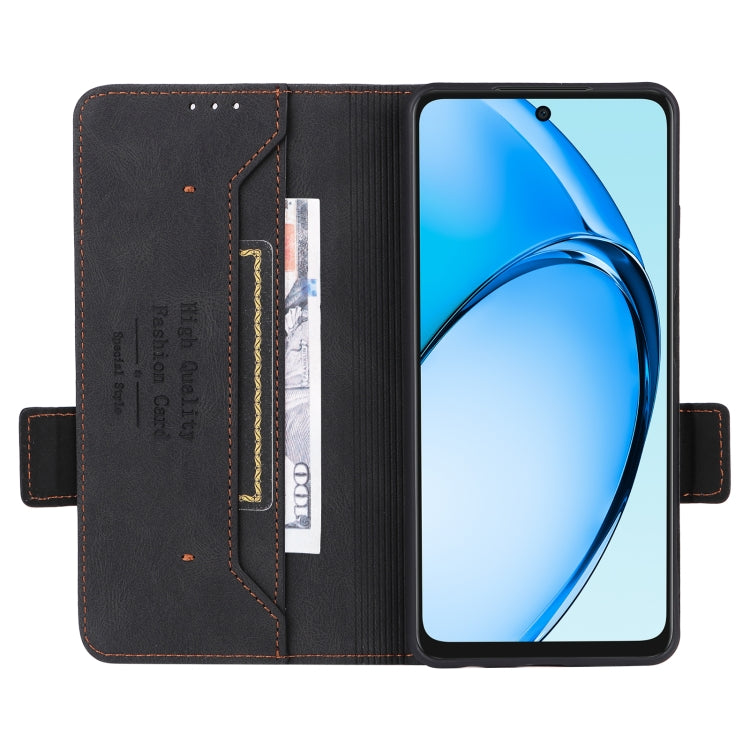 For OPPO A60 Magnetic Clasp Leather Phone Case